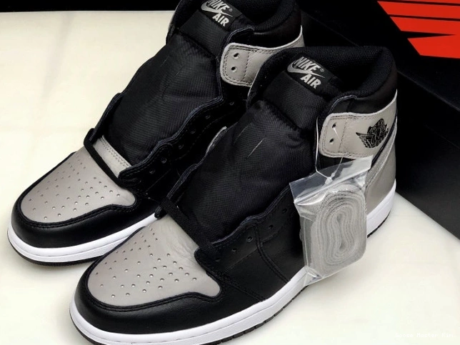 Grey Air 1 OG High Jordan Black 555088-013 Shadow Retro 0805